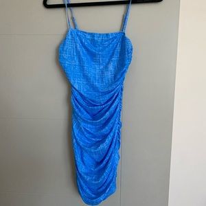Euphoria Cassie Blue Mesh Dress Season 2 Episode 1